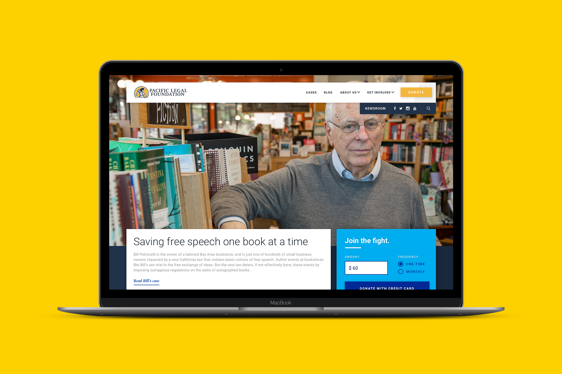 After: donation-focused, story-driven, modern.